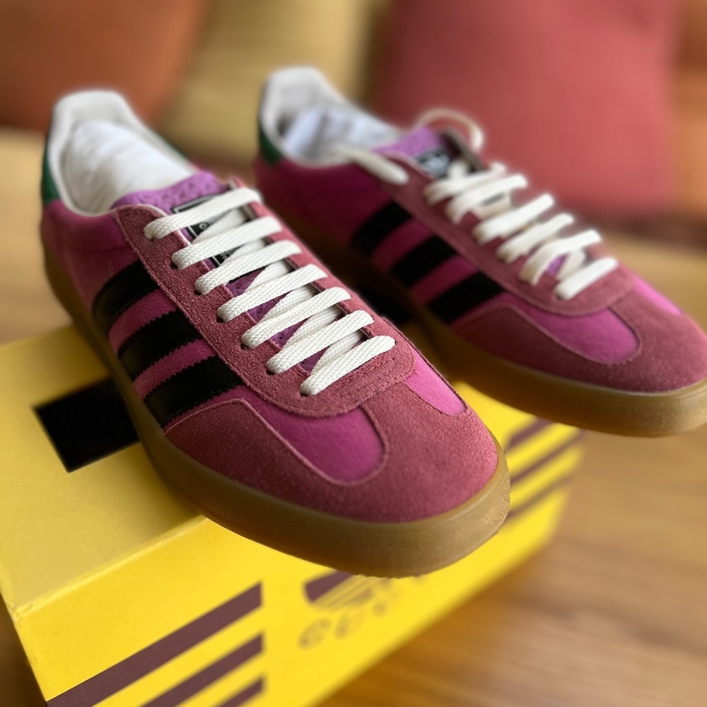 Gucci Adidas Gazelle - Pink - Womens Size 41